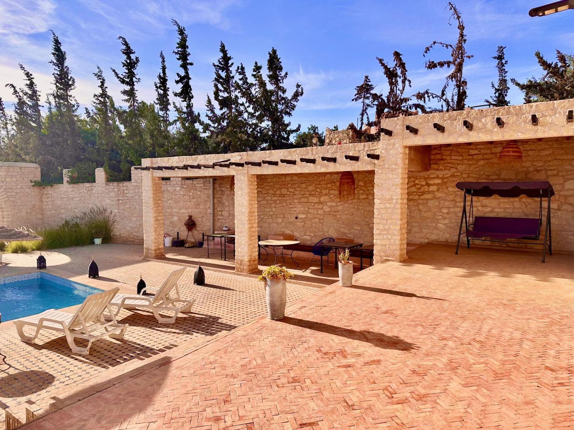 Quiet Oasis Luxury Stone Villa With Panoramic Views Near Эс-Сувейра Экстерьер фото