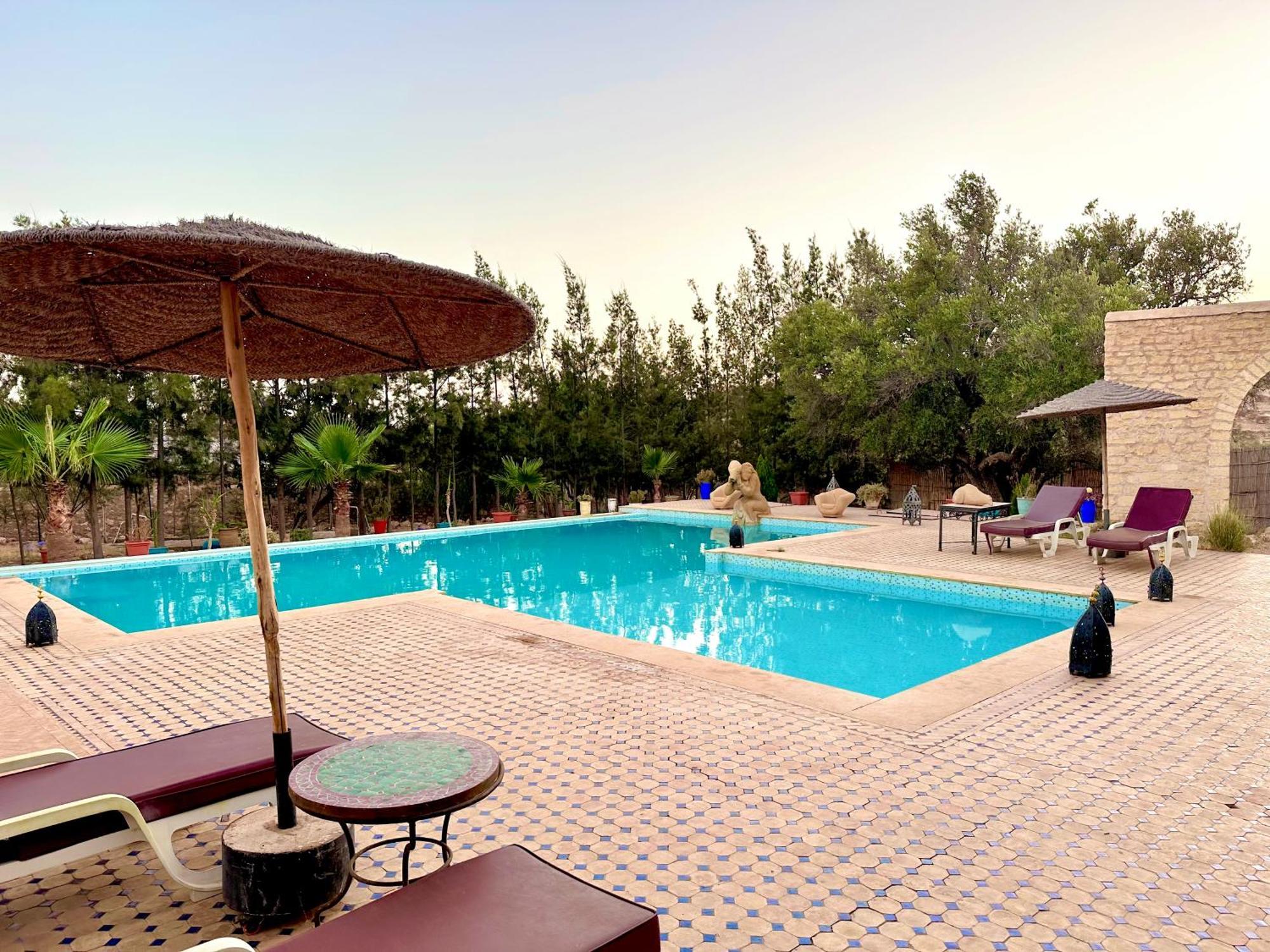 Quiet Oasis Luxury Stone Villa With Panoramic Views Near Эс-Сувейра Экстерьер фото
